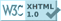 XHTML 1.0 Transitional valide