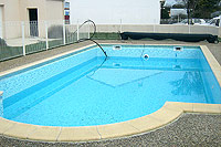 La piscine est vid&eacute;e...
